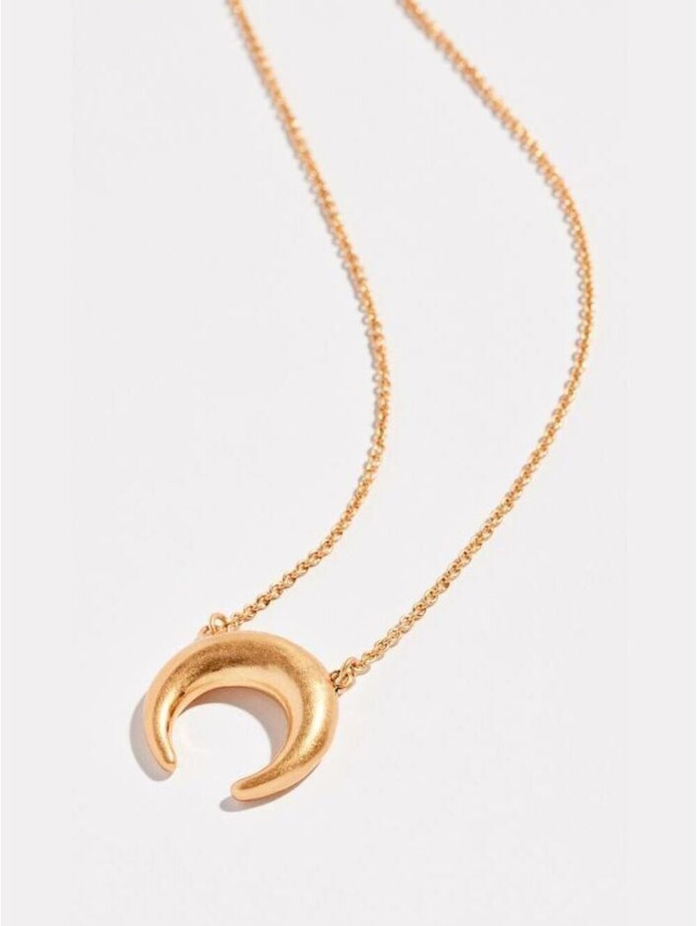 Madewell Chunky Crescent Moon Necklace